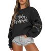 Women  Tops Women's Long Sleeve Sweatshirt Casual Crewneck Loose Fit Pollover Fleece Tops