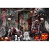 Horror Halloween Scary Blood Splatter Backdrop Red Blood Dripping Ghost Shadow Zombie Vampire Photography Background Studio3
