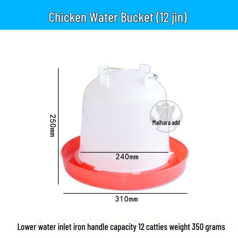 Automatic Chicken Feed and Water Trough for Poultry