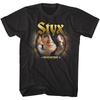 Styx Pieces of Eight Album Cover Art Men's T Shirt Rock Band Concert Tour Merch