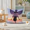 Demon Slayer Sound Breathing Art Anime Plush Pillow Cover Soft Short Plush Cushion Cover For Sofa Bedroom Home Decor Gift