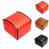 Faux Leather Square Jewelry Watch Case Display Gift Box with Pillow Cushion