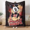 Mickey Mouse Adventure Blanket Soft Throw Blanket For Home Bedroom Bed Sofa Travel Office Solid Christmas Blanket