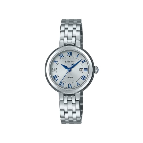 

Casio Sheen Solar Watch, Sapphire Glass, SHS-4530J-7AJF, Women s, Silver