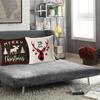 Christmas Printed Linen Pillowcase Cushion Cover Pillowcases for Home Decor Sofa Pillowcase