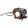 Motorcycle Headlight 4 Lighting Modes Unique Aperture 12 to 60V Shockproof Front LED Spotlights for Motorbike