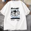 Katzen T-Shirt Damen Lässig Persönlichkeit Rundhals Kurzarm Mode T-Shirt Katzenliebhaber Sommer Locker T-Shirts