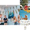 Fish Party Banners For Event Decoration Paper Pull Flags For Celebrations