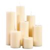 White Cylindrical Aromatherapy Soy Candle - Creative Ornament for Holiday Atmosphere