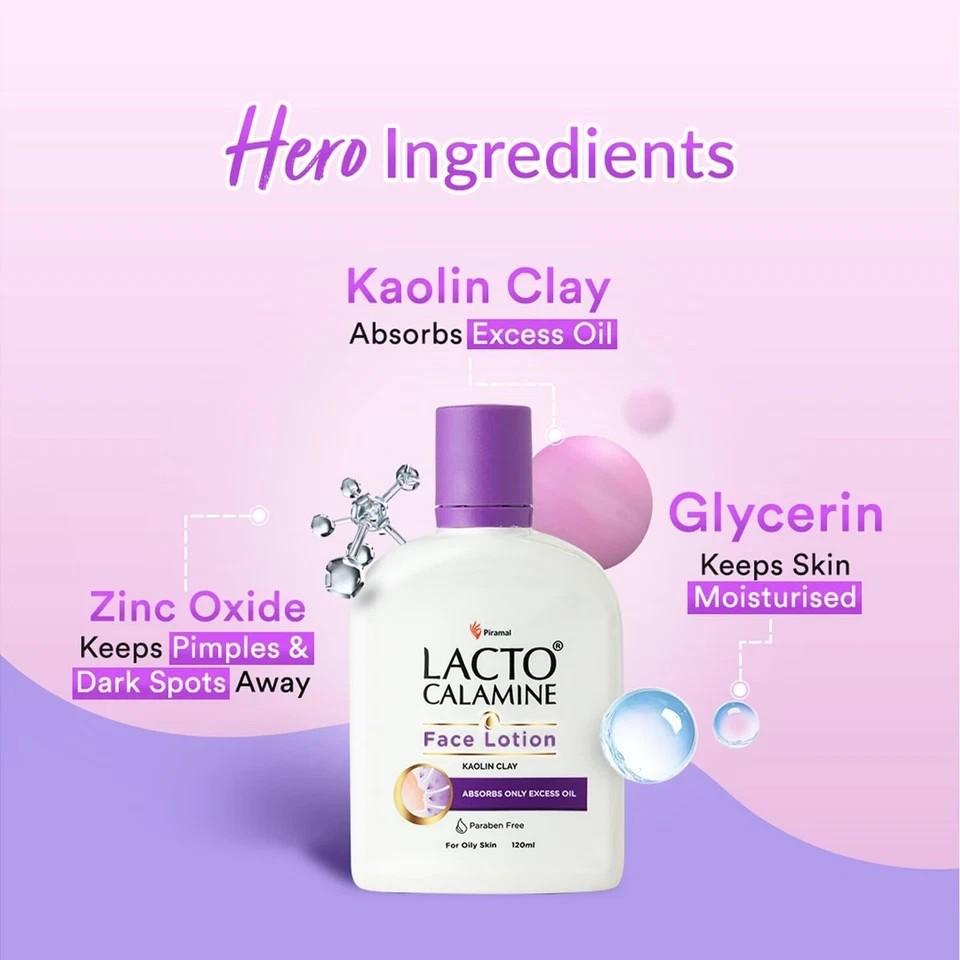 Lacto Calamine Face Lotion For Nourishes Skin 60ml