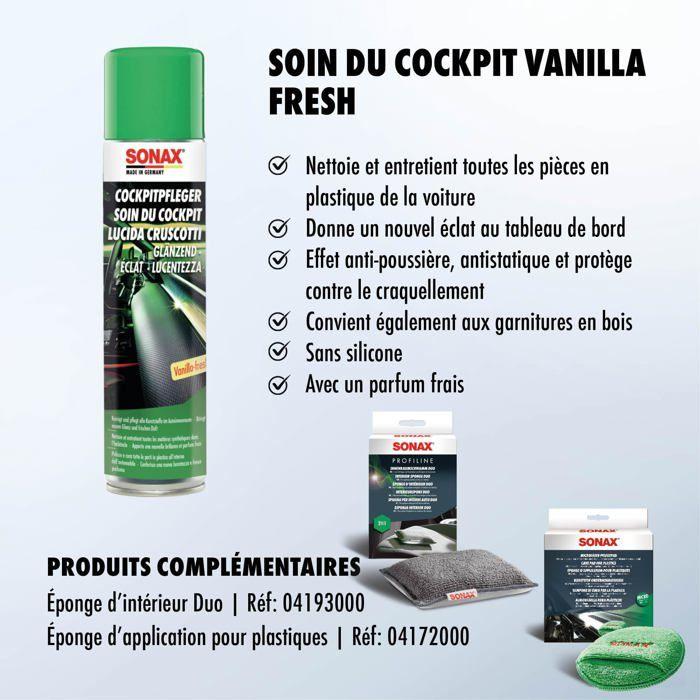Cockpit Care - SONAX - 400 Ml - Cleans and Maintains Plastics - Shine - Lemon Scent - Antistatic Effect