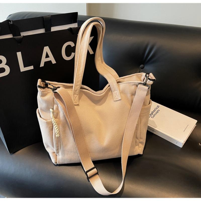 Cloth Bag Women's Autumn and Winter New Versatile Large-capacity Tote Bag Student Shoulder Commuter Tote Bag