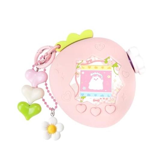 Tamagotchi Paradies Hülle (für Paradies) Silikon-Schutzhülle Zoom-Wählrad-Anhänger Frontplatte. Süß Haut weich kinderfreundlich stoßfest komplett