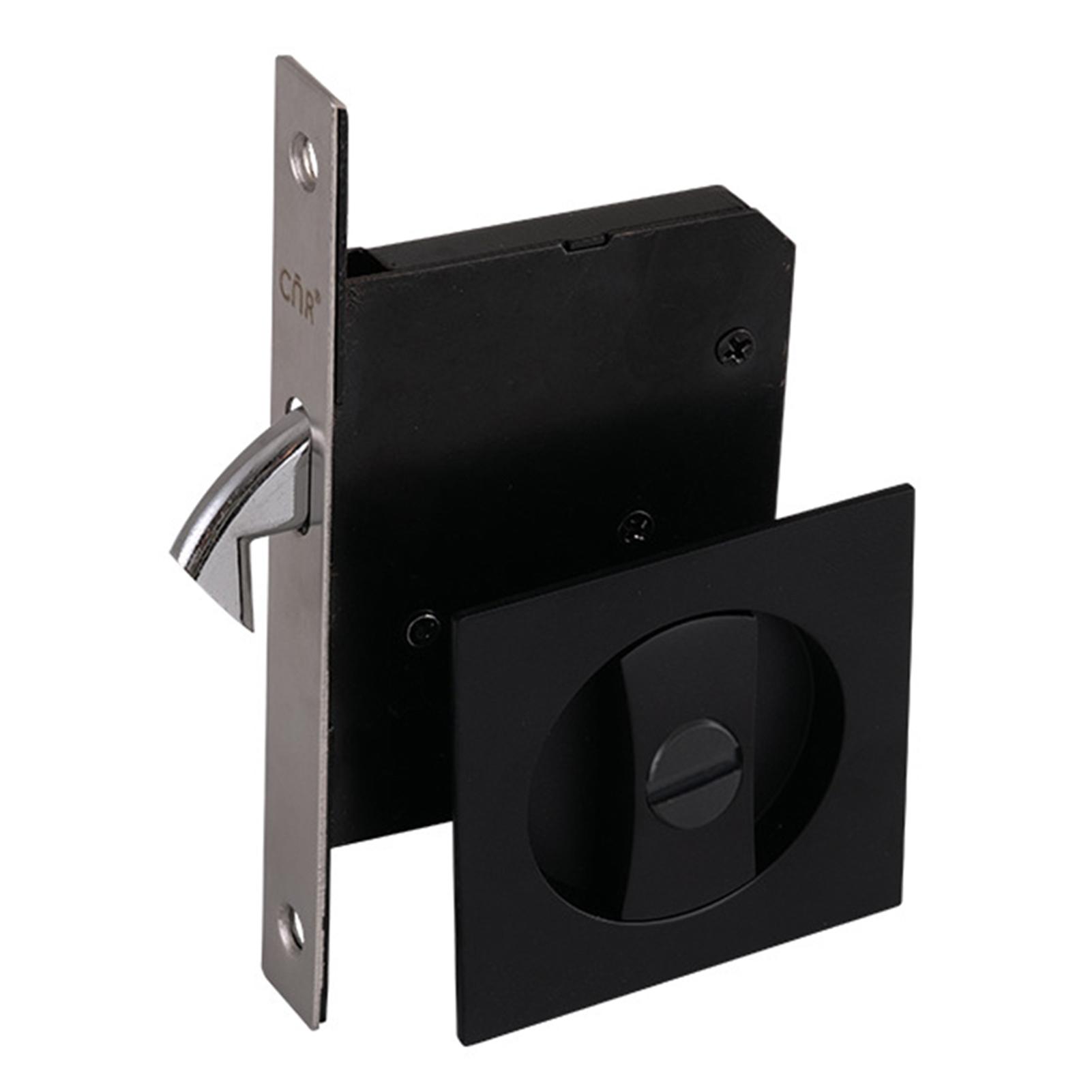 

Безключовий прихований замок для розсувних дверей, що легко встановлюється, гаковий замок зі сплаву цинку для міжкімнатних дверей Double Hook