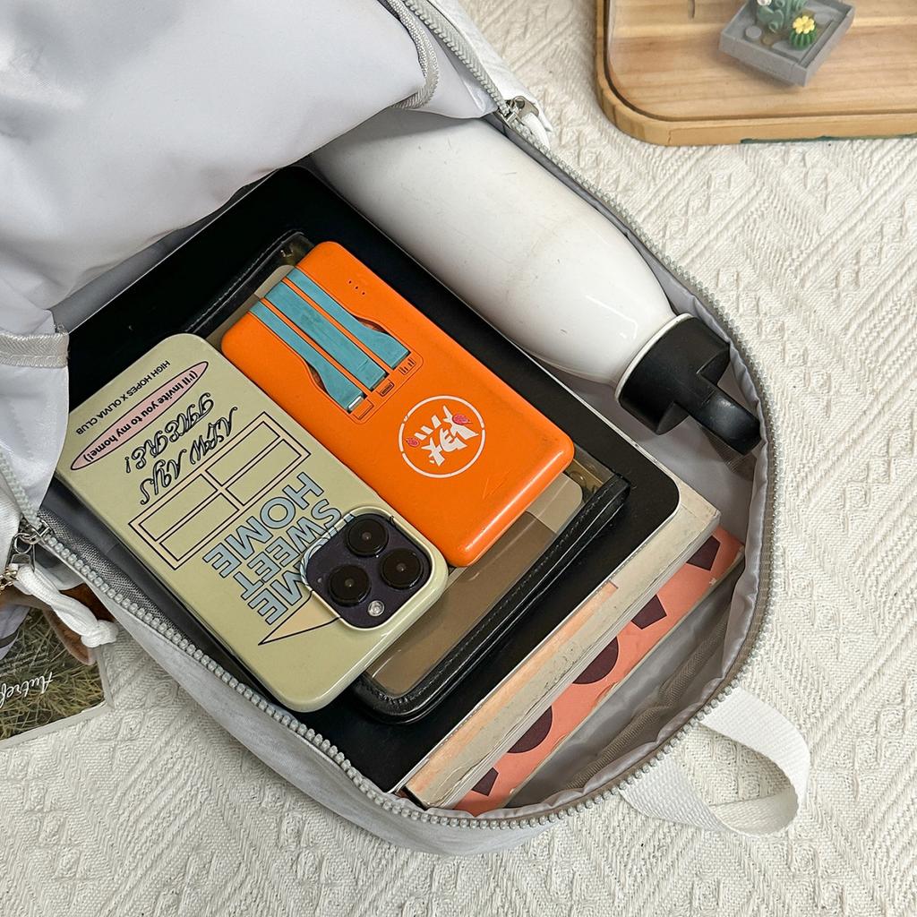Schoolbag Korean large-capacity schoolbag male versatile junior high school student student backpack female tide brand European and American style