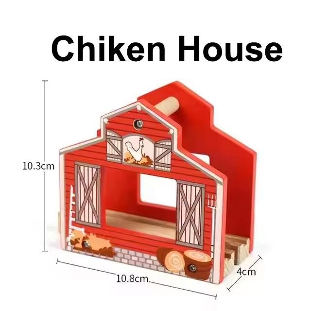 New Kinds of Wooden Tracks Accessories Beech Wood Railway Train Track Bridge Tunnel Station Fit for Wood Tracks Toys for Kids