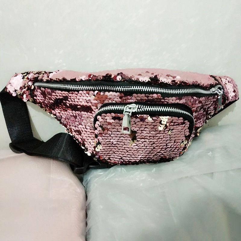 glitter fanny pack