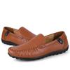 Luxusmarke Herren Freizeitschuhe Handgenäht Herren Slipper Outdoor Mokassins Atmungsaktiv Slipper Fahrschuhe Freizeitspaziergang Flats