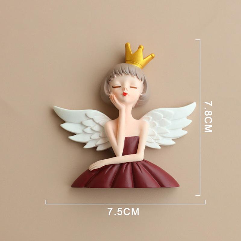 

Socket Decoration Switch Wall Sticker 3D Stereo Cartoon Angel Girl Resin Home Decoration Modern Wall Switch Protection Accessori A3