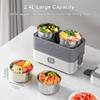 Electric Heated Lunch Box With Removable Inner Pot For Office Use