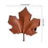 Sophisticated Maple Leaf Hair Clip Luxurious Leather Hairclip Antiskid Hairpin Natural Styles Hair Accessory