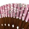 Silk Fan with Fan Case and Pouch Sakura Long for Decorative Carved 1296 Large [Hanakanzashi] Women's - (Cherry Blossom) Pattern, Strand, Women, Ribs,