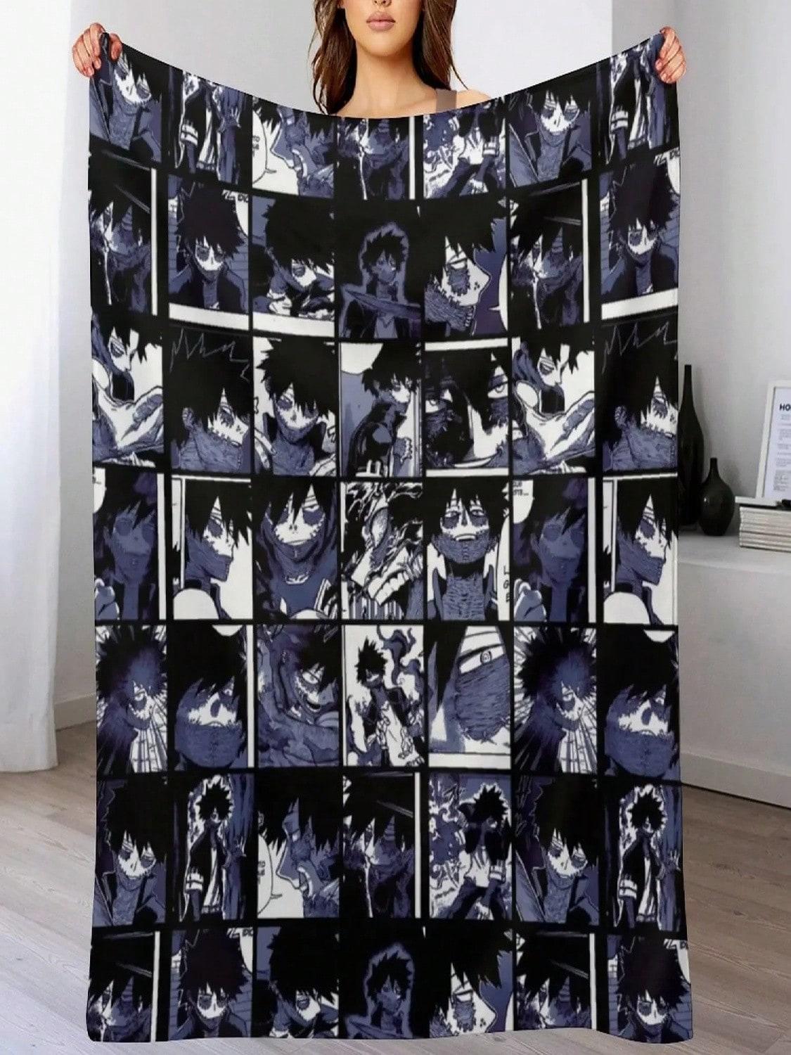 Dabi Collage Throw Blanket For Decorative Sofa Hairys Soft Big Retros Blankets 75X95CM