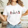 Mickey Mouse And Minnie Mouse Paris Tshirt Unisex Unisex Unisex