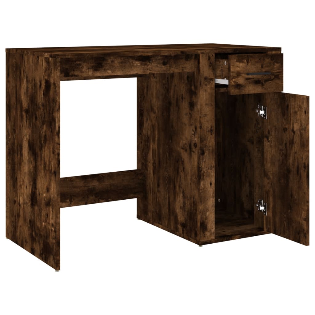Smoke Oak Desk 100 x 49 x 75 cm Particleboard