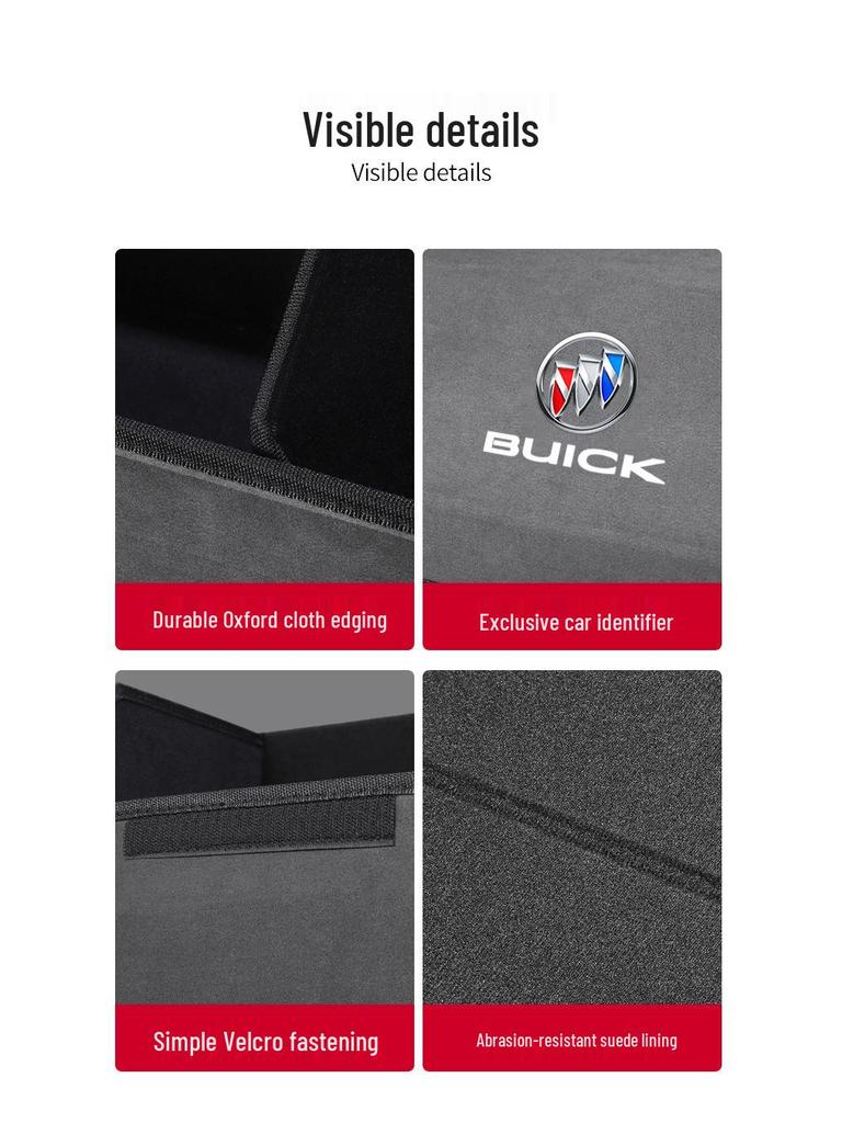 Pudełko do przechowywania w bagażniku do Buick GL8, Angkewei, Junwei, Welon, Junyue, Yinglang, Weilan 6