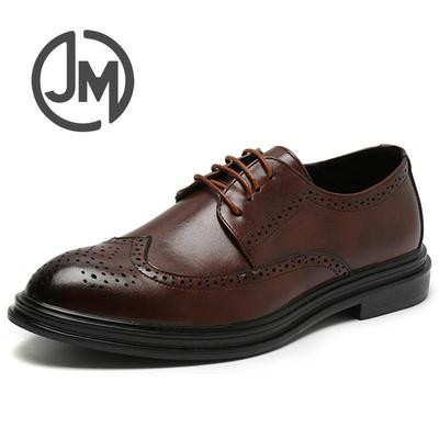 Broche de estilo europeo para hombre Zapatos de cuero Zapatos de negocios Zapatos casuales de cuero Zapatos de cuero para hombre