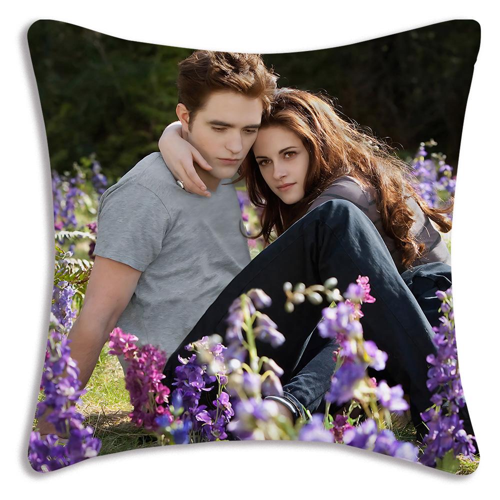 Classic Movie For Twilights Pillow Covers Cartoon Sofa Decorative Home Double-sided Printing Short Plush Cute Cushion Cover