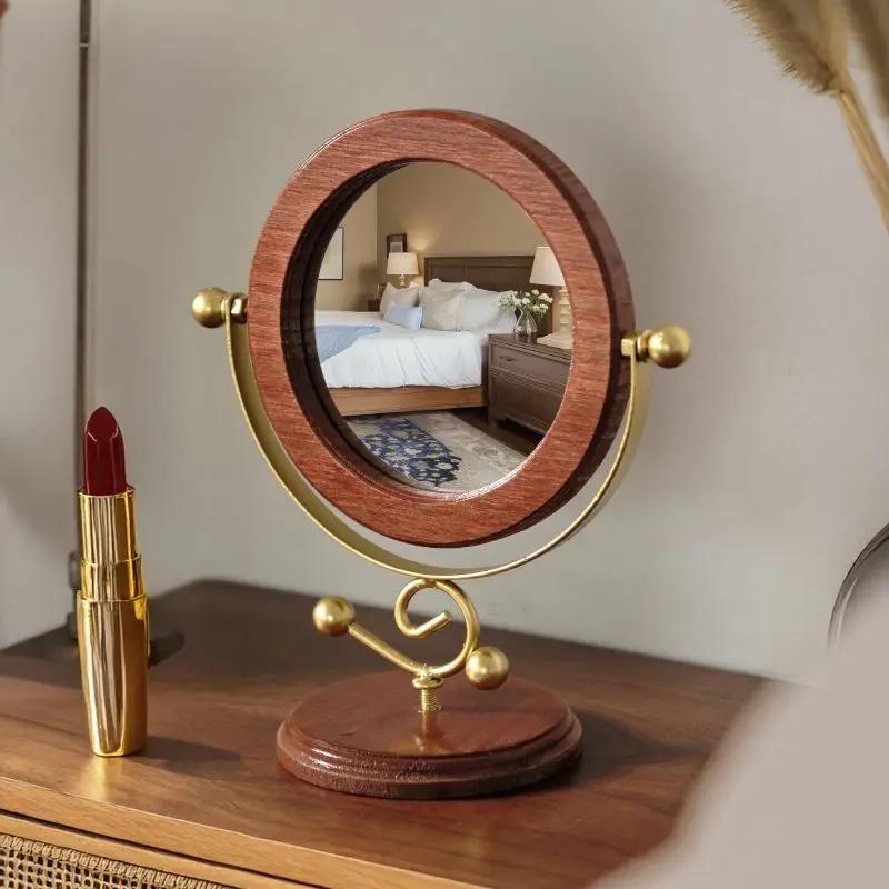 European minimalist style makeup mirror, vertical rotating bedroom makeup mirror, household vertical mirror