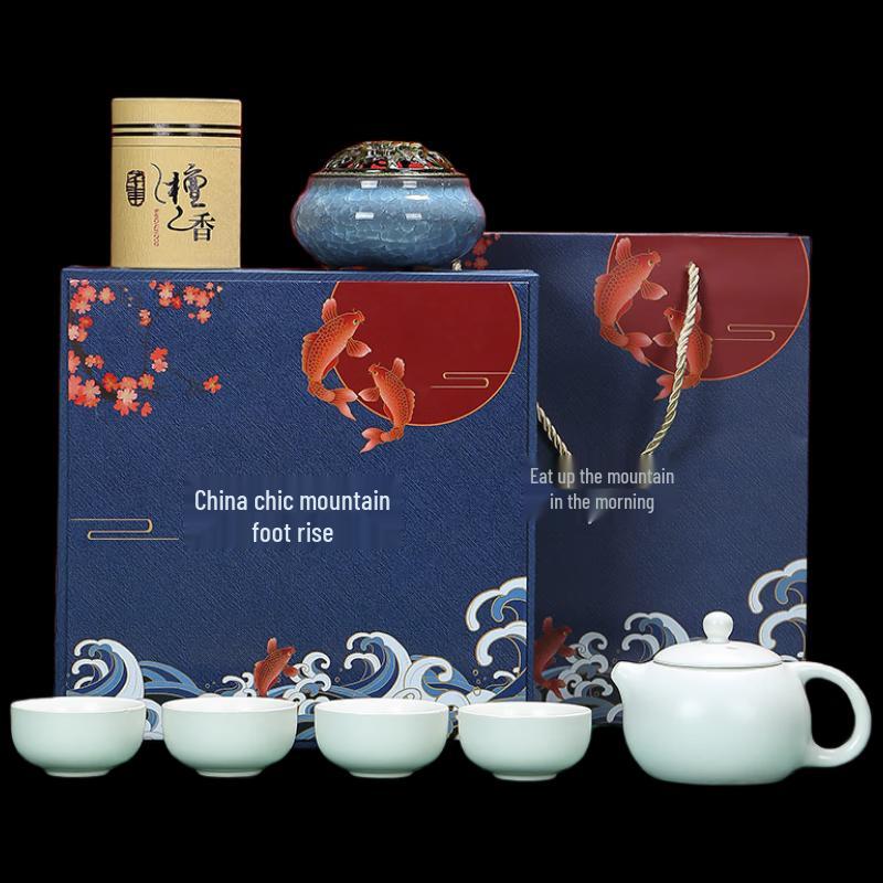 Zhuijia Ge Kiln Xishi Style Gongfu Tea Set
