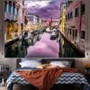 Fondo de tela para ventana, decorativo, estilo Ins, tapiz grande para colgar en la pared, tapiz Hippie geométrico, decoración de la habitación del hogar, decoración estética