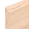 Vidaxl Blat Do Łazienki, 40X60X(2-6) Cm, Surowe, Lite Drewno