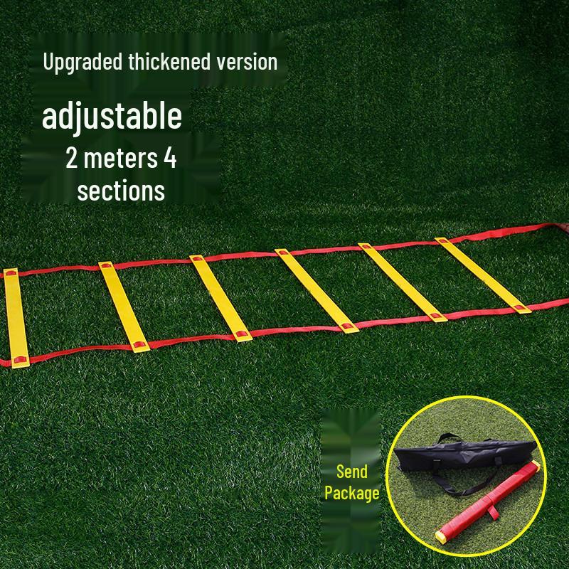 

Agility Ladder for Kids - Speed Footwork Training for Football & Basketball 50cm length, 3.7cm width, 2.2mm thick