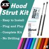 Bonnet Lift Support For SEAT Leon MK3 5F 2012-2020 Front Hood Modify Gas Struts Carbon Fiber Shocks Damper Cylinder Verins Rods