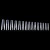 150Pcs 15 Sizes Sandwich Nail Forms Reusable Clear Nail Extension Builder  Home Salon