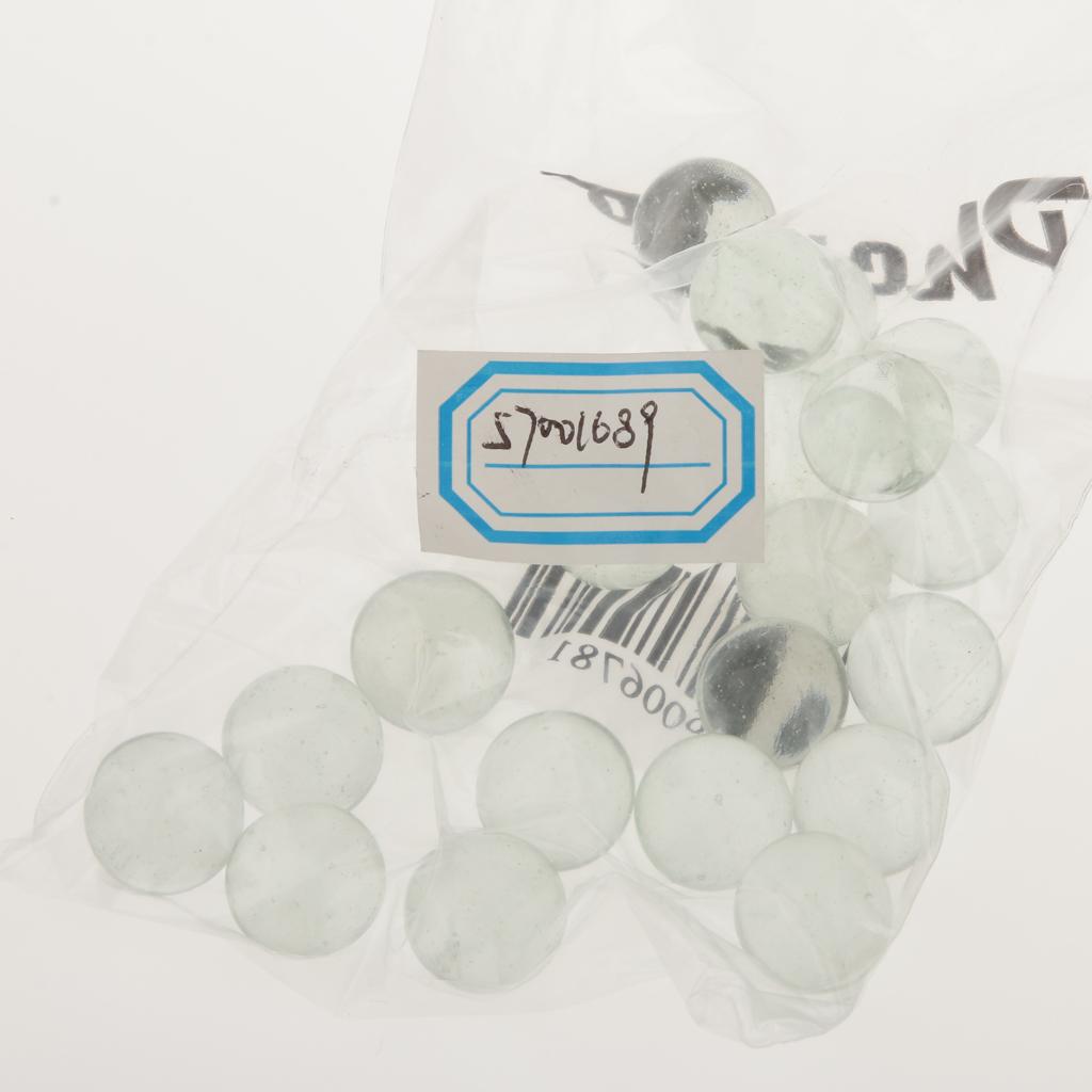 16mm Assorted Glass Marbles Balls Traditional Game Play Children Toy Pack Of 20