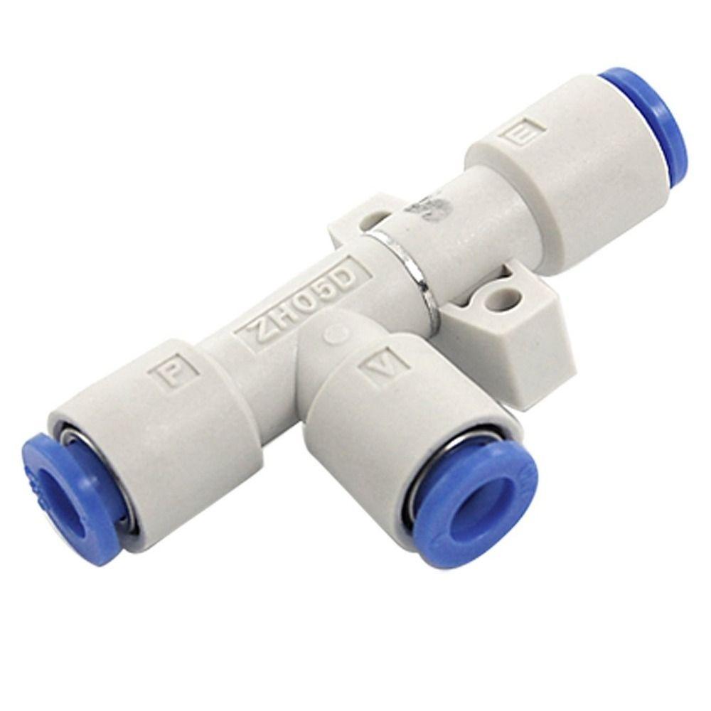 Aluminum ZH05DS-06-06-06 Vacuum Generator Blue Venturi Tube Push in On Air Vacuum Ejector  Worker