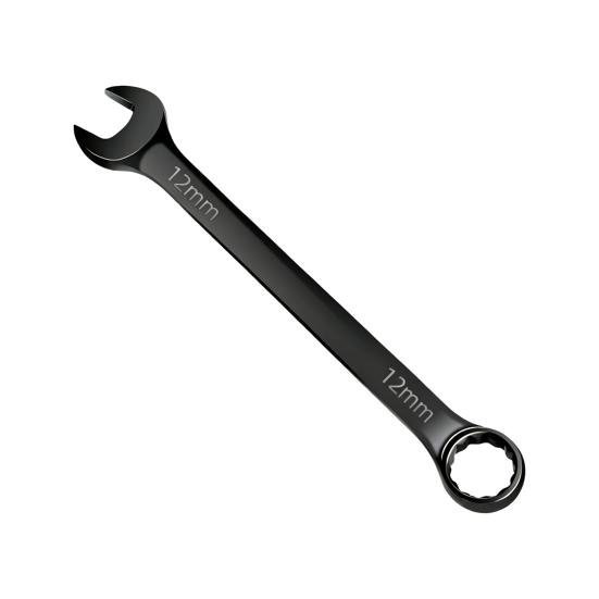 Heavy Duty Steel Spanner Double End Combination Wrench, Heavy-Duty Metric Hexagonal Bolt Tightening Tool High-Strength for Automotive Construction