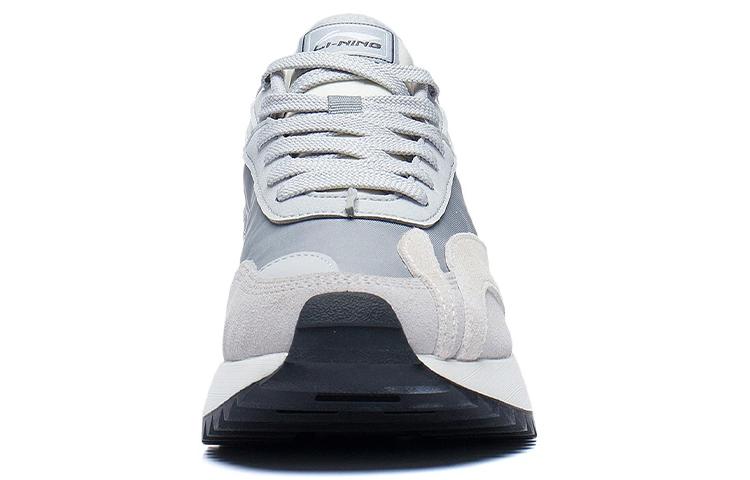 Li Ning Fabric Low Top Cushioning Slip Resistant Abrasion Resistant Lightweight Rebound Sports Casual Shoes Women's AGCS262-6