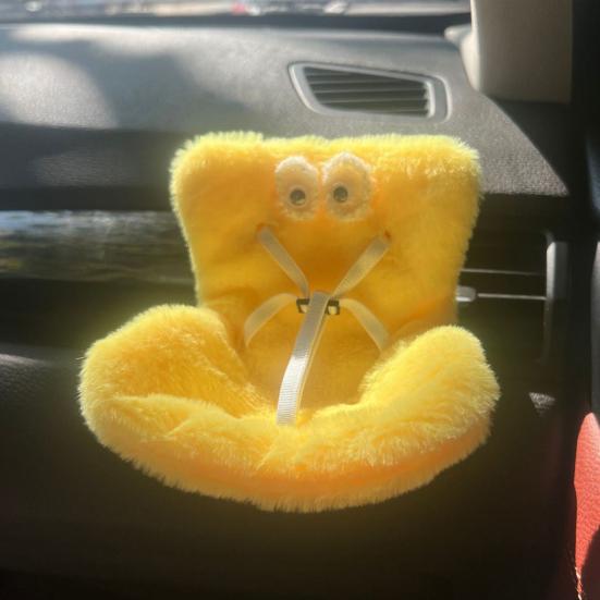Doll Car Seat with Air Vent Clip Desktop Doll Safety Seat Charming Car Ornament for Doll Collectors And Fans