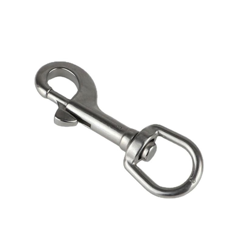 Круглые вертлюги с проушиной, болты, карабин с защелкой, нержавеющий зажим морского класса для дайвинга, карабин с защелкой, карабин 1