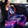 1pc, Disney Pixar Onward Movie Poster Print Blanket Perfect for Couches, Beds, Cars, Beaches, Gifts
