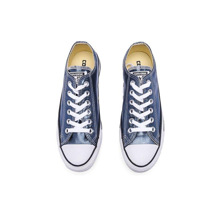 Converse Chuck Taylor All Star Metallic Low Top Canvas Sneakers Unisex Sneakers Metallic-Blue 157662C