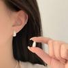 Personalized Glitter Sand Ear Button for Women with Shiny Light Luxury Niche Design Sweet and Cool Ears