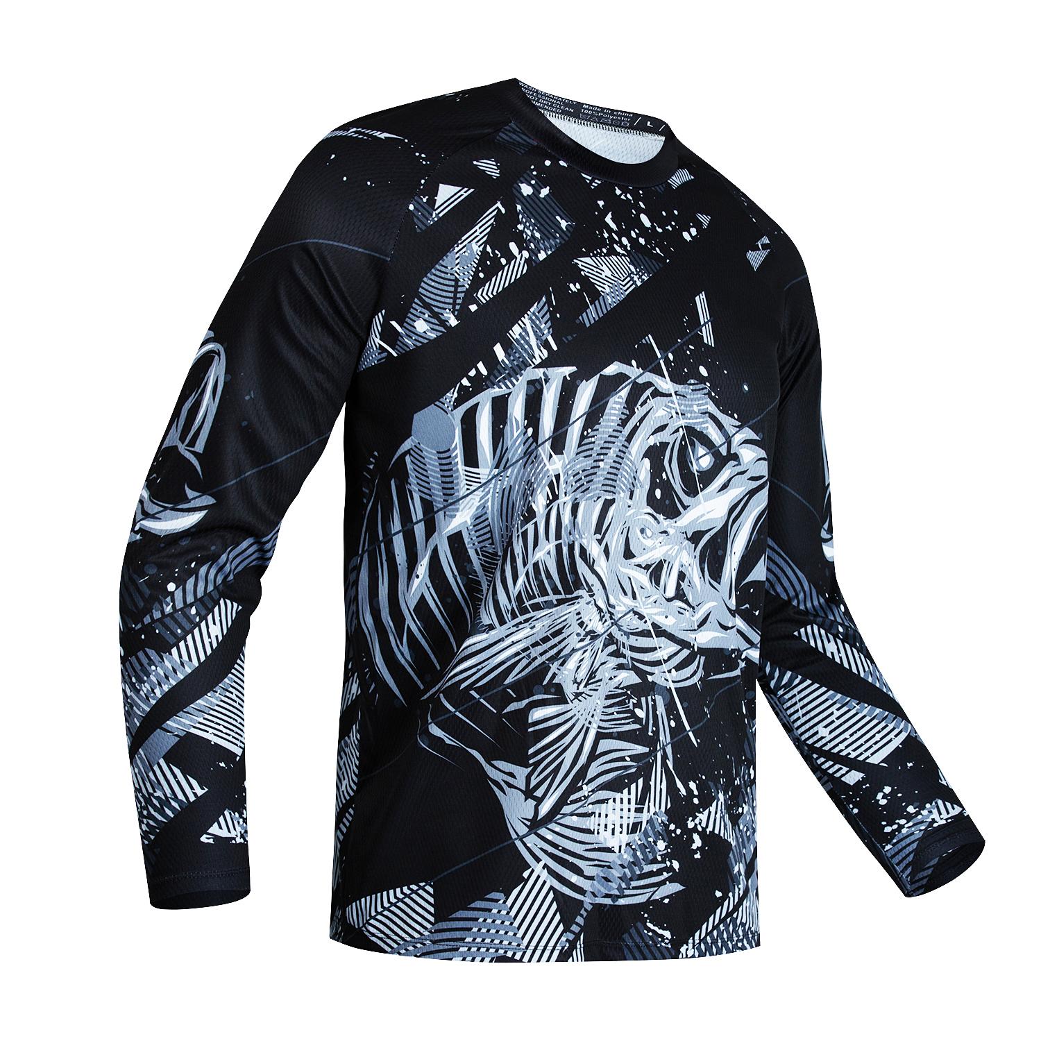 

Летние мужские рубашки для рыбалки, высокоэффективная одежда, топы для рыбалки, дышащая рубашка для рыбалки, длинная одежда для рыбалки M