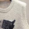 Vest for Women Cotton Winter  Knitted Sweater Sleeveless Tops Vest Soft Thickened Casual  Vest